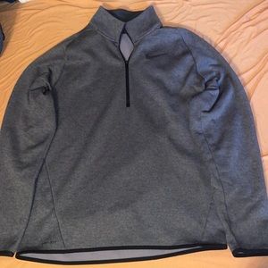 Men’s Nike Zip Up Pullover Jacket, Medium, Dark Gray